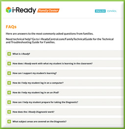 i-Ready FAQs